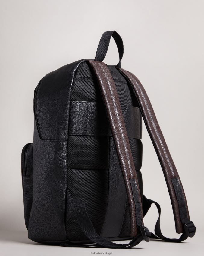 bolsas Ted Baker mochila laniss pu preto homens 8X6HDF1785